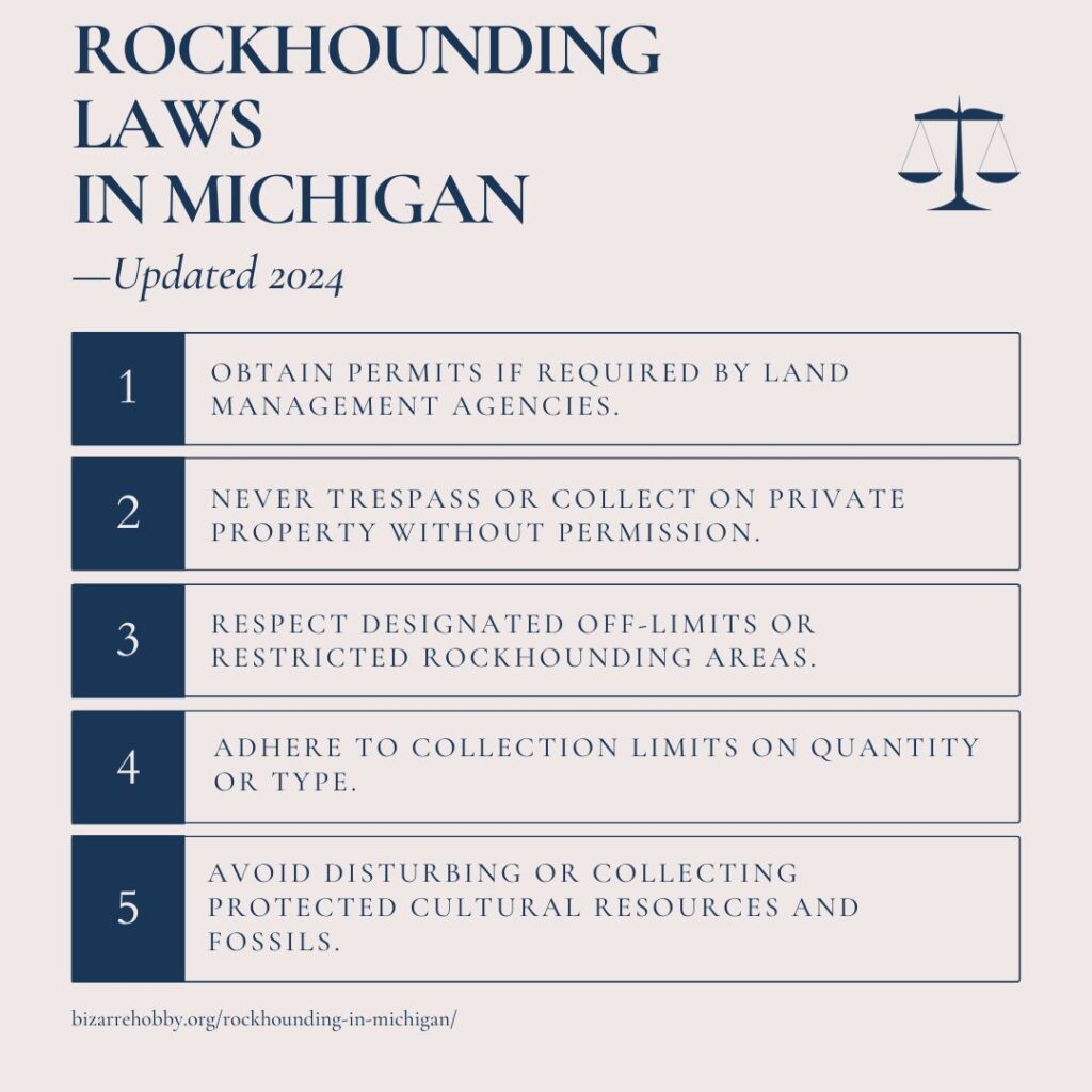 Rockhounding Laws in Michigan