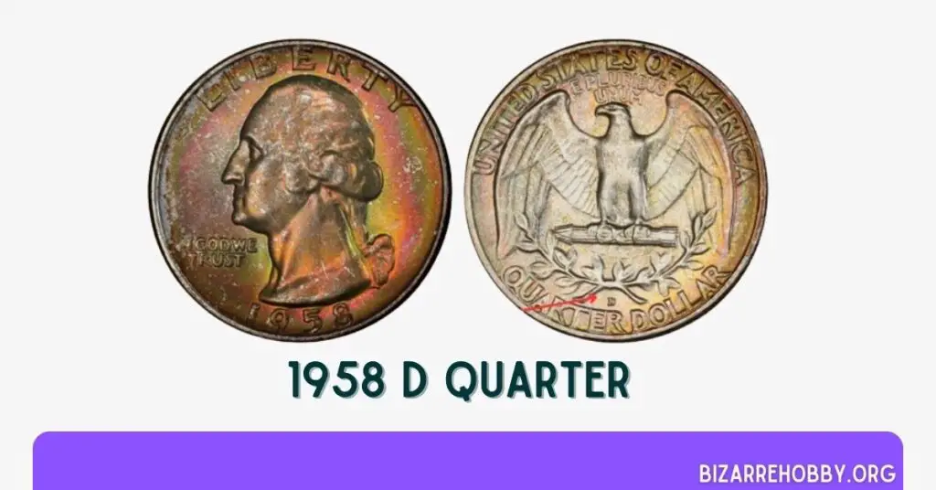 1958 D Quarter - BizarreHobby