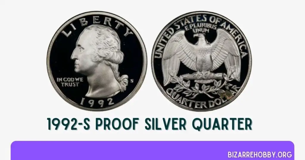 1992-S Proof Silver Quarter - BizarreHobby