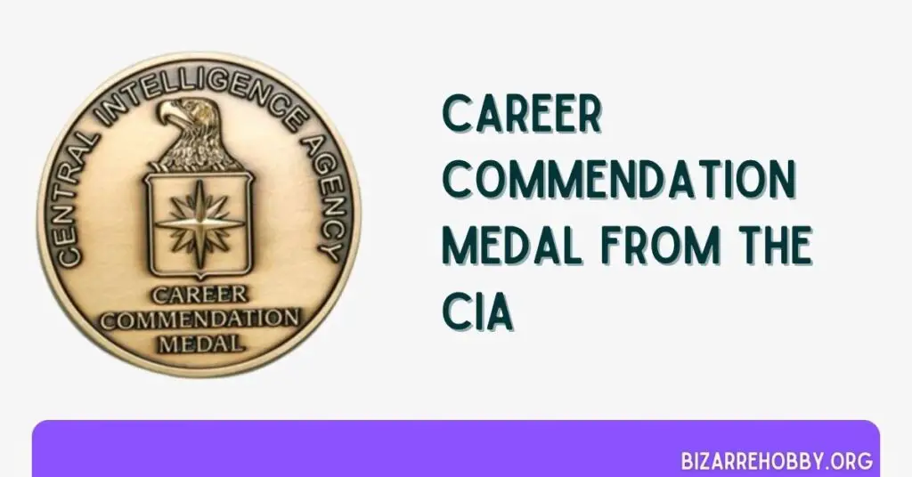 Career Commendation Medal From The CIA - BizarreHobby