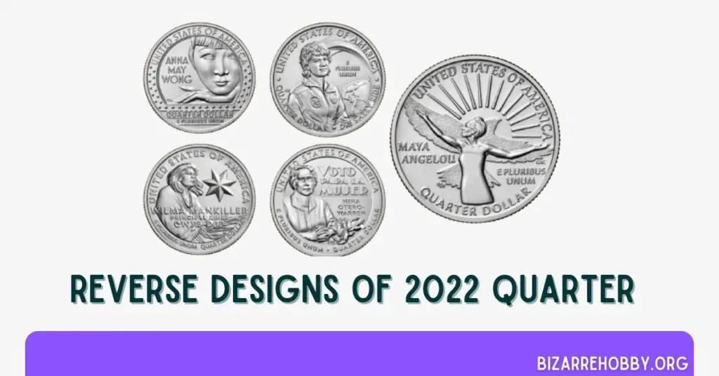 Reverse Designs of 2022 Quarter - BizarreHobby