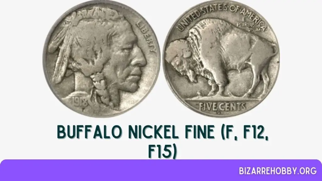 Buffalo Nickel Fine (F, F12, F15) - BizarreHobby