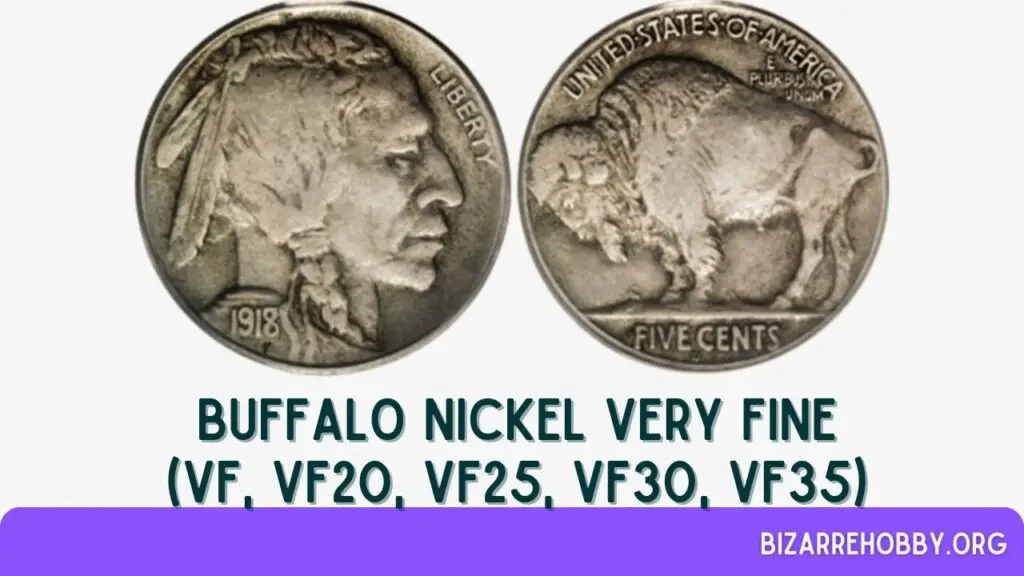 Buffalo Nickel Very Fine (VF, VF20, VF25, VF30, VF35) - BizarreHobby